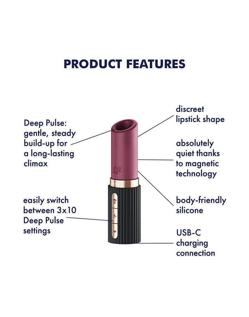 Satisfyer Deep Kiss - stimulateur clitoridien