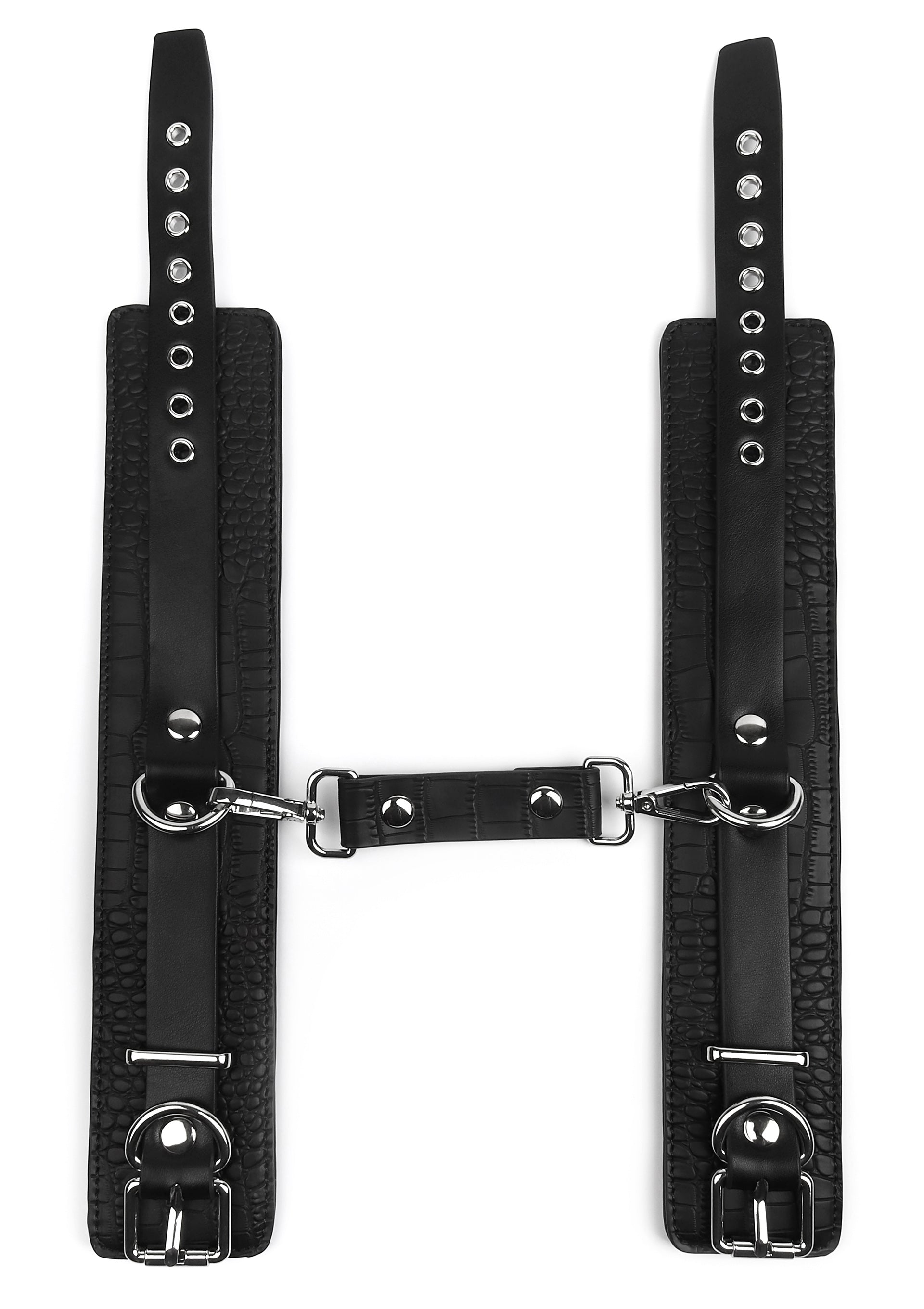 Accessoire BDSM Avanza Croc-Embossed Ankle Cuffs