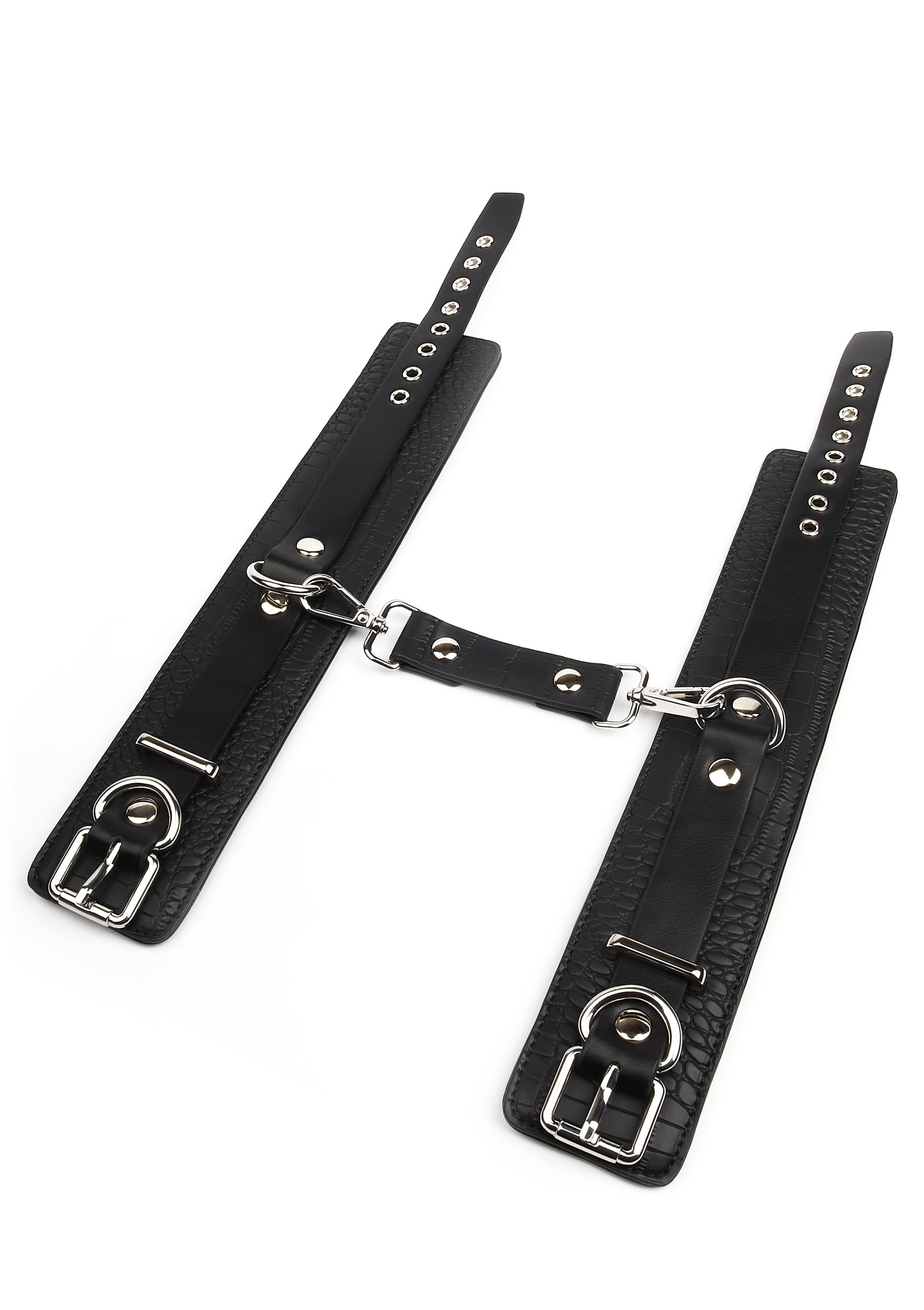 Accessoire BDSM Avanza Croc-Embossed Ankle Cuffs