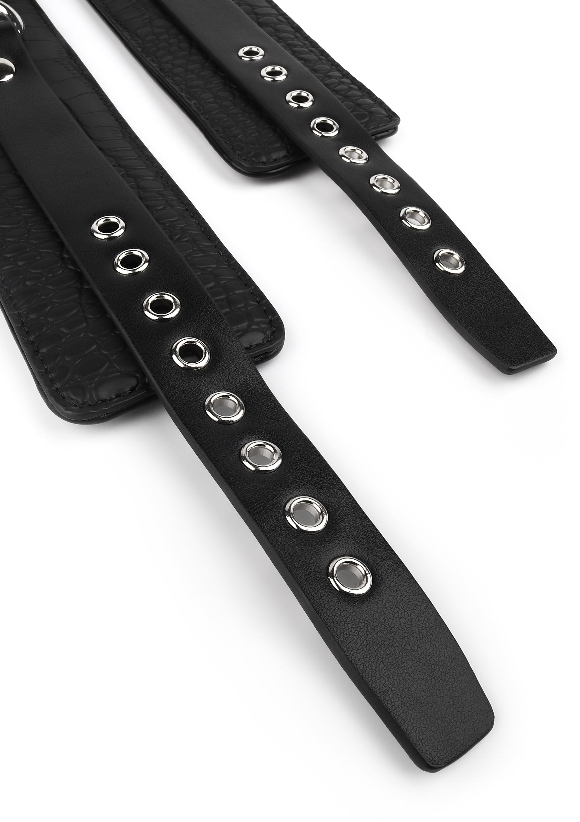 Accessoire BDSM Avanza Croc-Embossed Ankle Cuffs