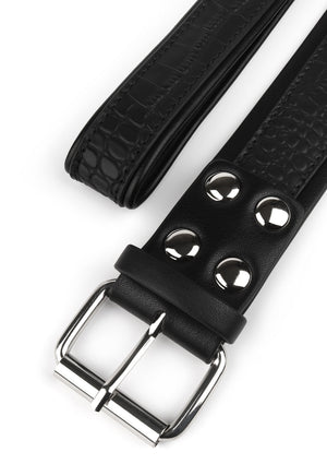 Accessoire BDSM Avanza Croc-Embossed Collar & Leash