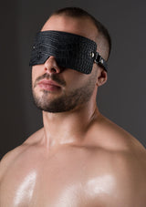 Accessoire BDSM Avanza Croc-Embossed Blindfold