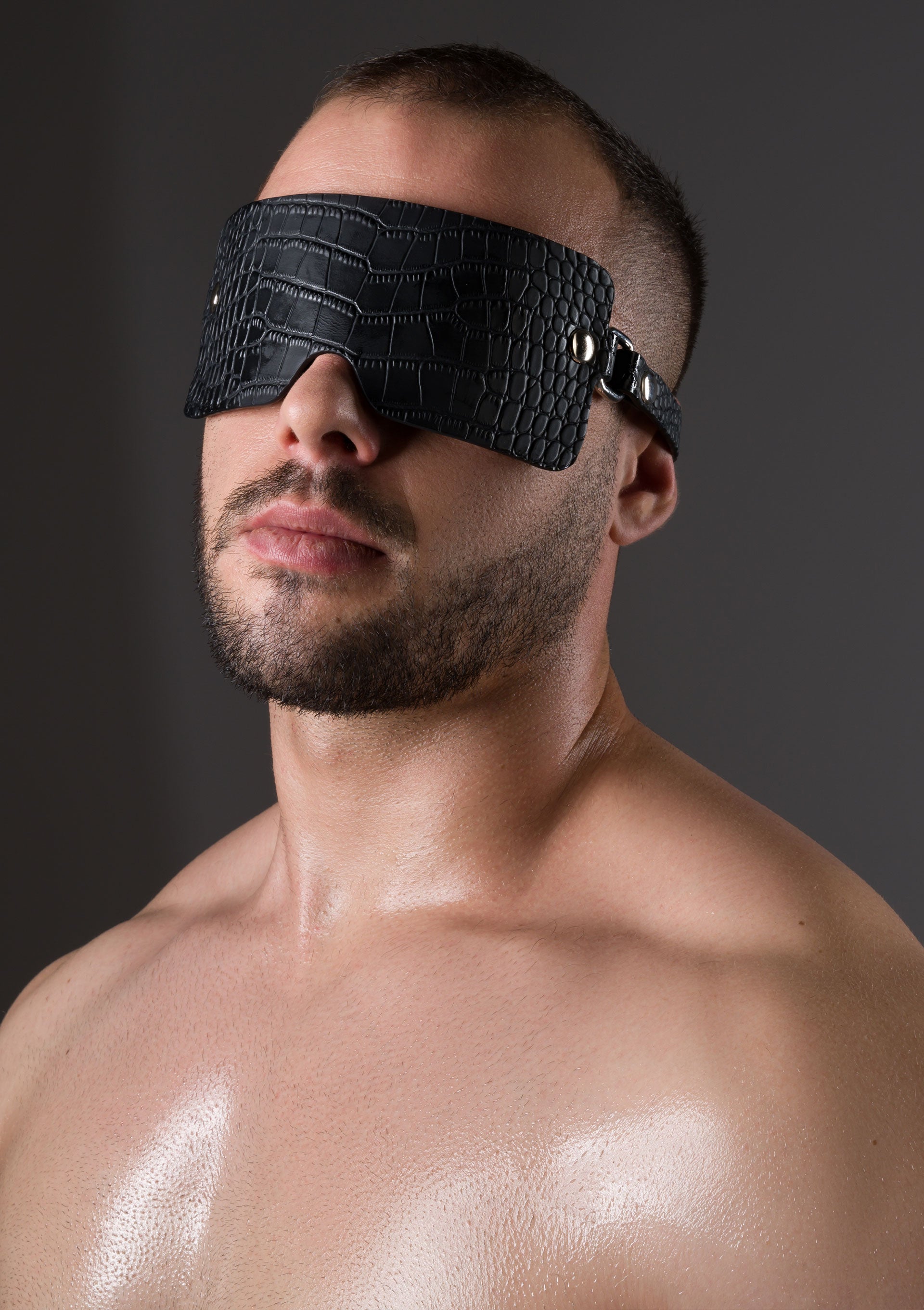 Accessoire BDSM Avanza Croc-Embossed Blindfold