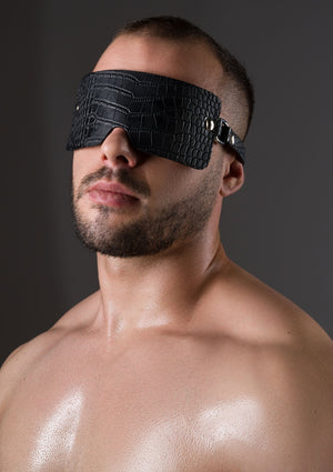 Accessoire BDSM Avanza Croc-Embossed Blindfold