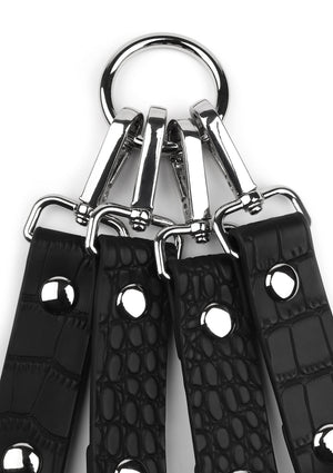Accessoire BDSM Avanza Croc-Embossed Hogtie