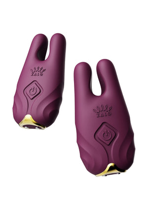 Accessoire BDSM Zalo Nave Vibrating Nipple Clamps