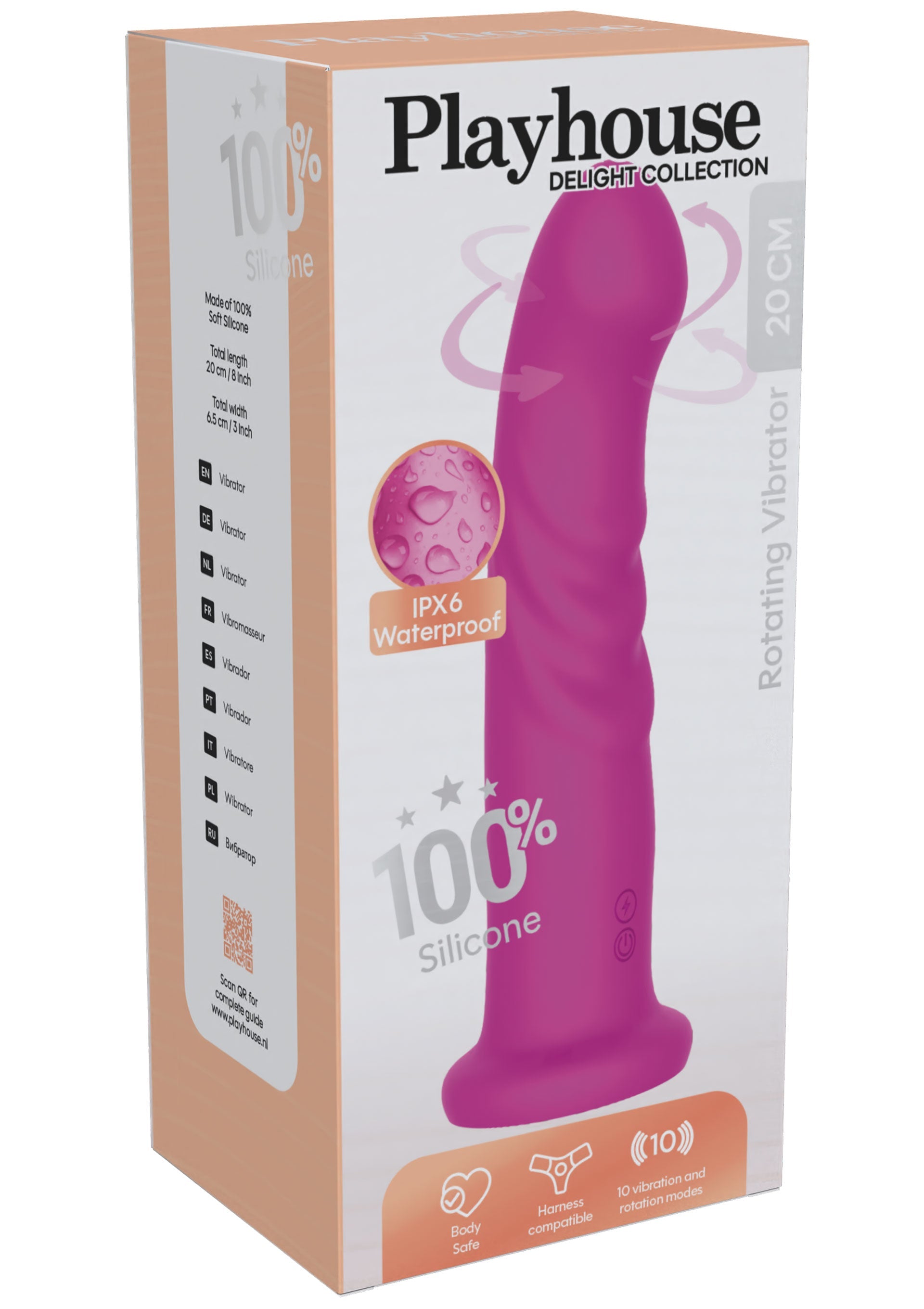 Vibromasseur Playhouse Rotating Vibrator