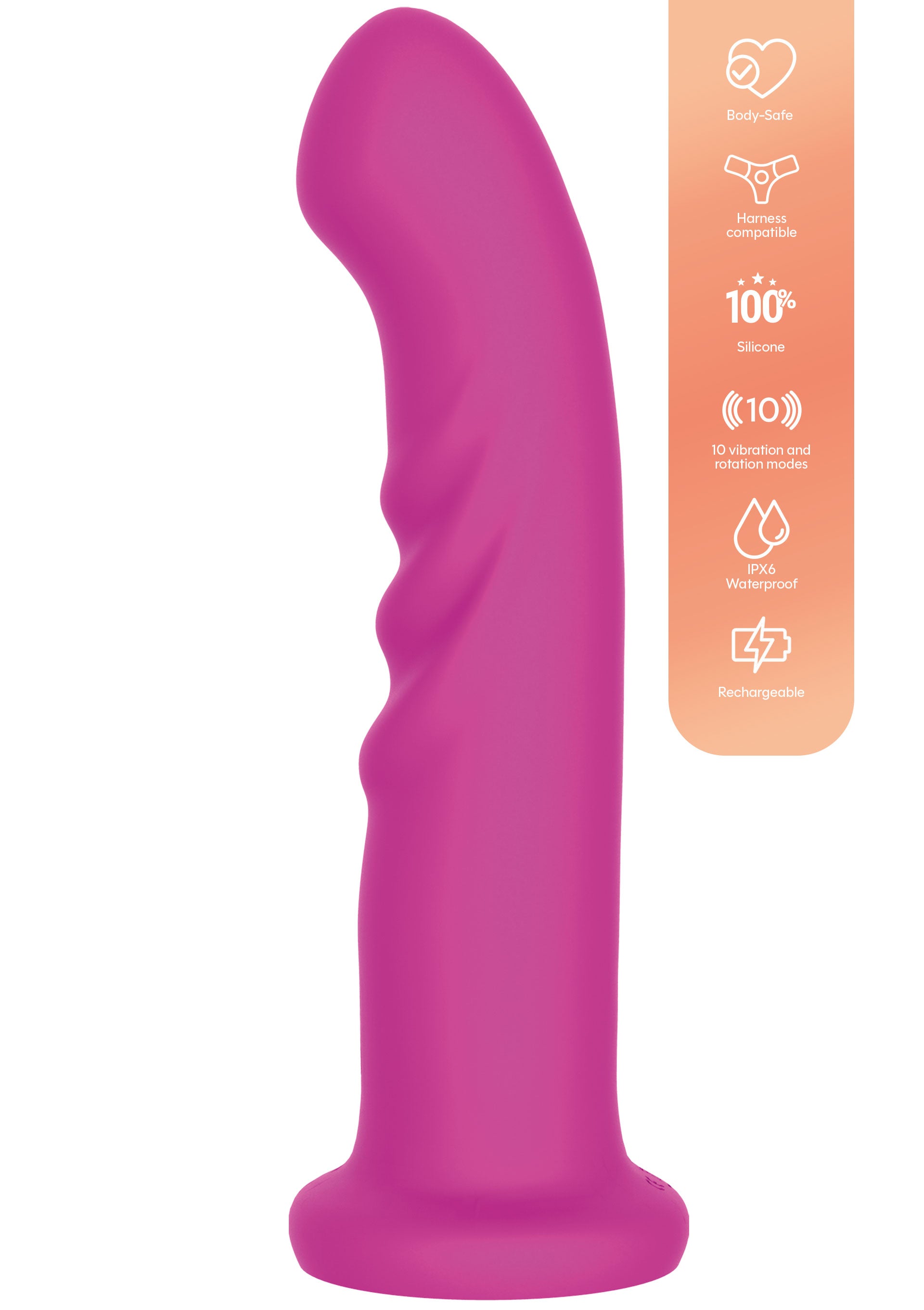Vibromasseur Playhouse Rotating Vibrator