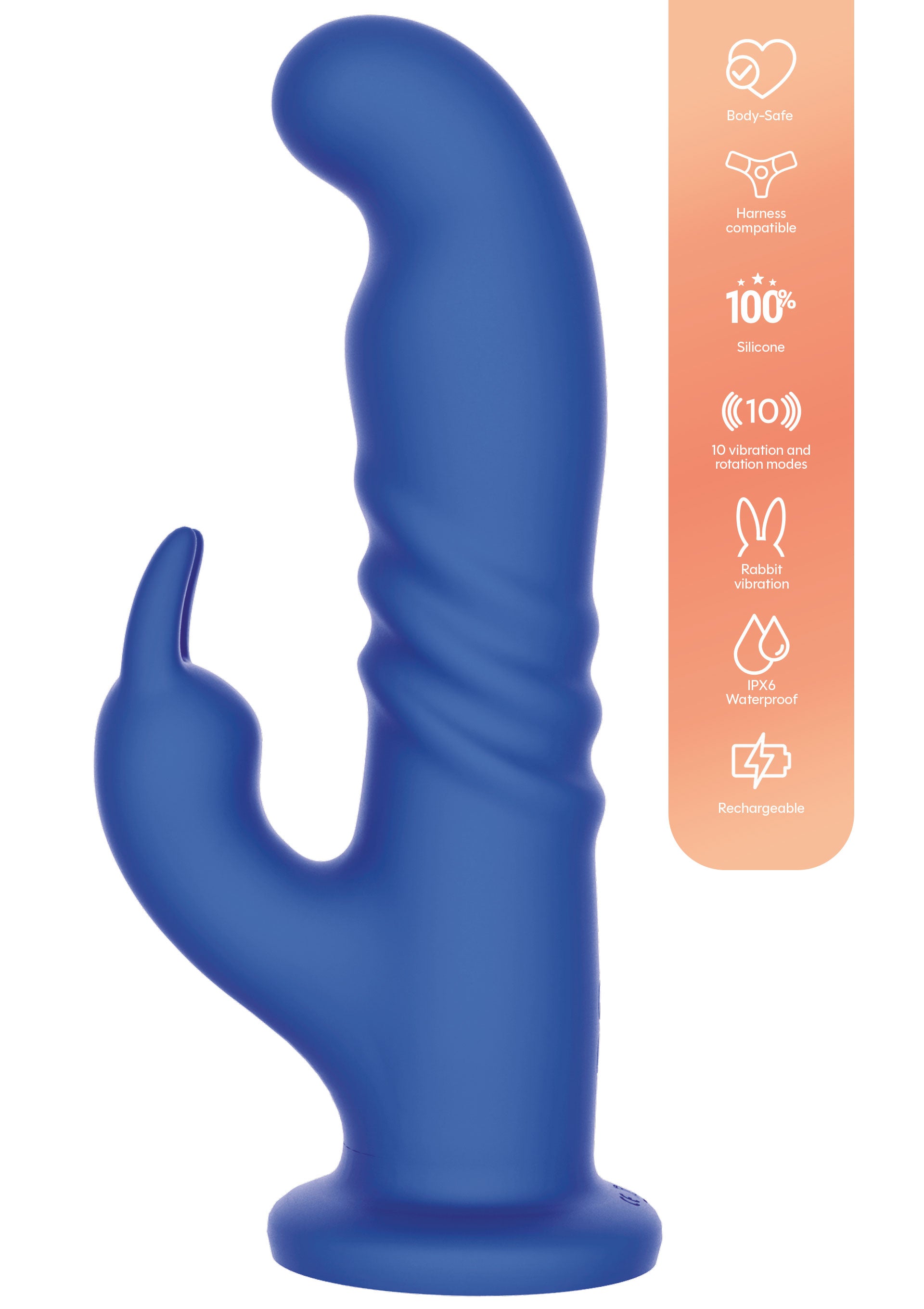 Vibromasseur Playhouse Rotating G-Spot Rabbit Vibrator