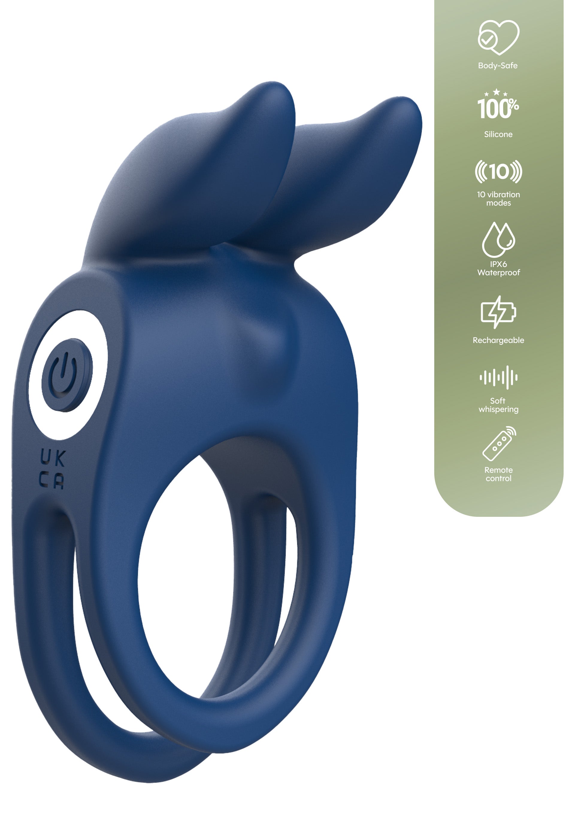Performance masculine Playhouse Fierce Rabbit Ring Vibrating + Remote