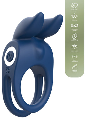 Performance masculine Playhouse Fierce Rabbit Ring Vibrating + Remote