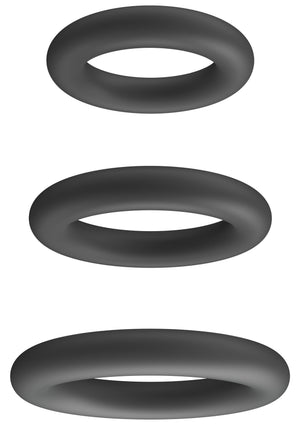 Performance masculine Playhouse Cock Ring Set 3pcs