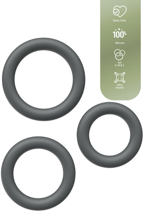 Performance masculine Playhouse Cock Ring Set 3pcs