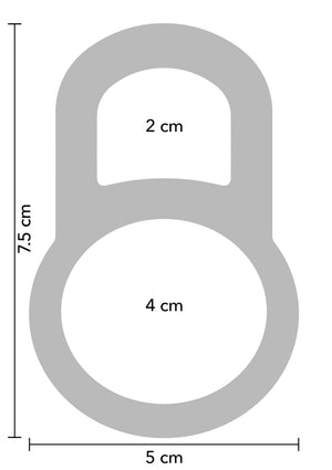 Performance masculine Playhouse Stack Cock & Ball Ring