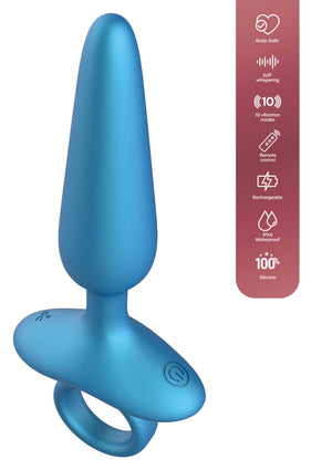 Jouet anal Playhouse Slim Anal Plug Vibrating + Remote