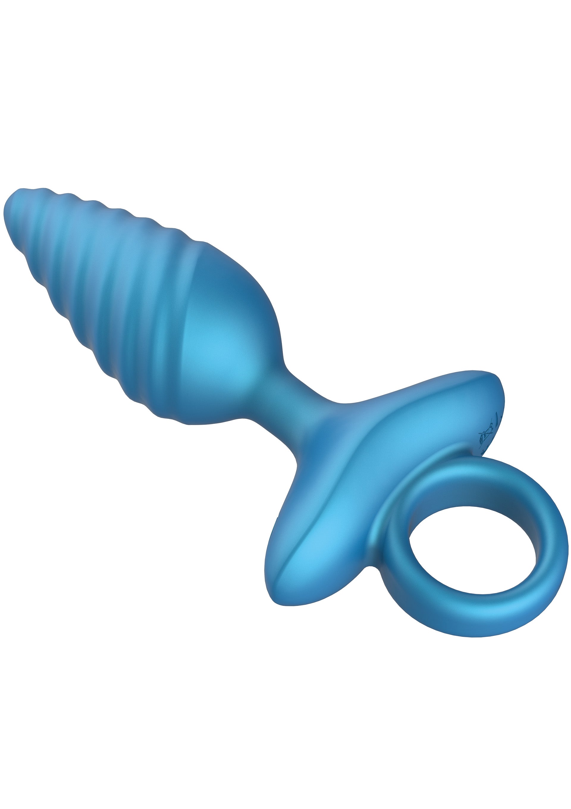 Jouet anal Playhouse Ribbed Anal Plug Vibrating + Remote