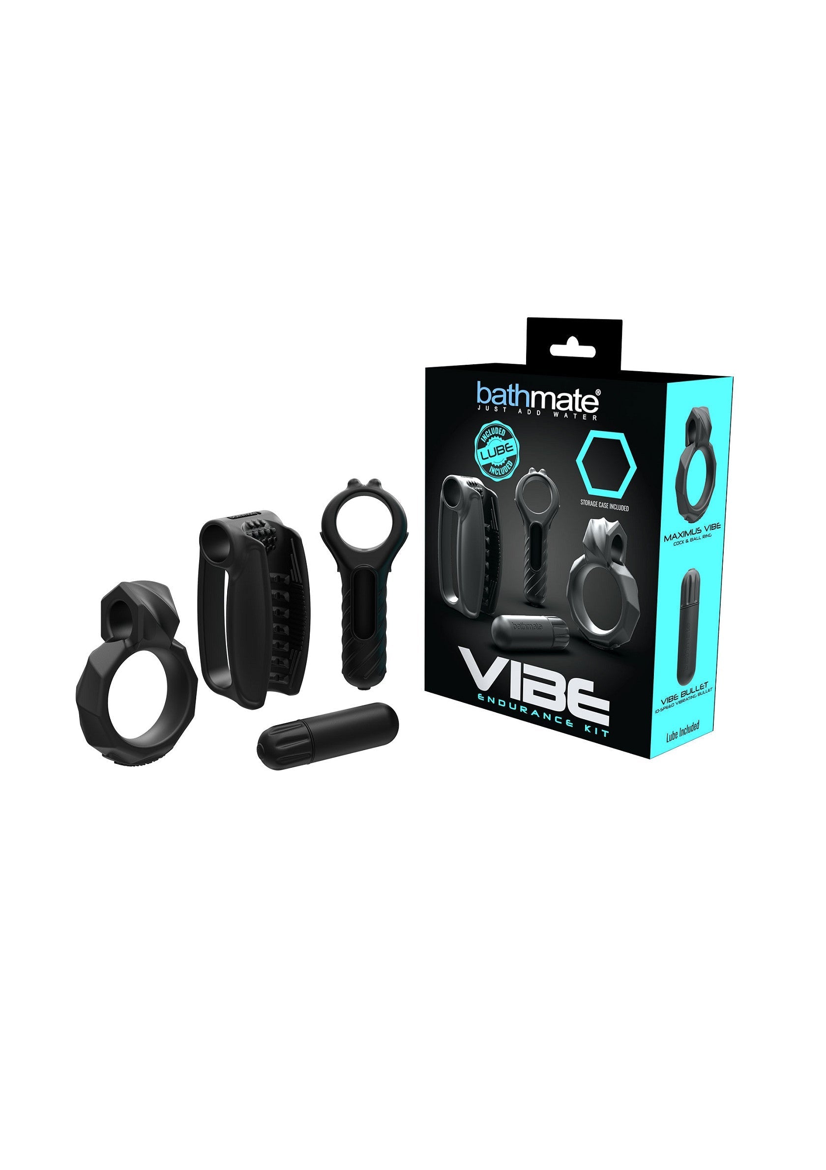 Performance masculine Bathmate Vibe Endurance Kit 4pcs