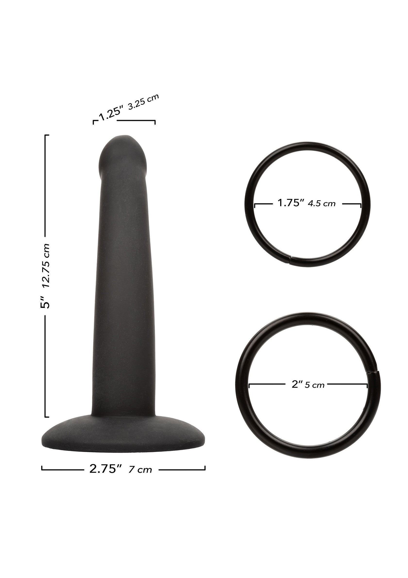 Gode-ceinture CalExotics Thigh Strap Silicone Probe