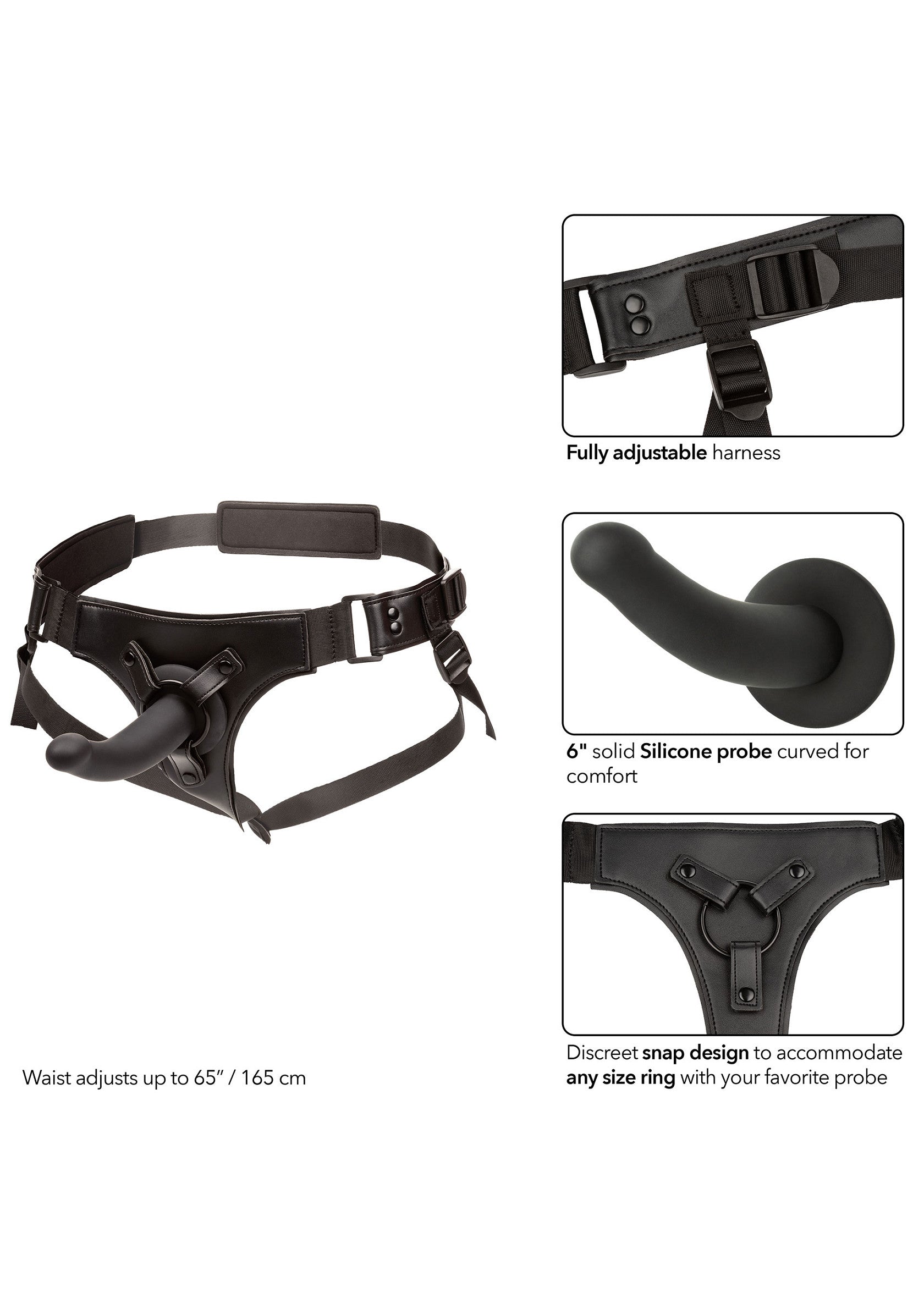 Gode-ceinture CalExotics Jock Strap Silicone Probe