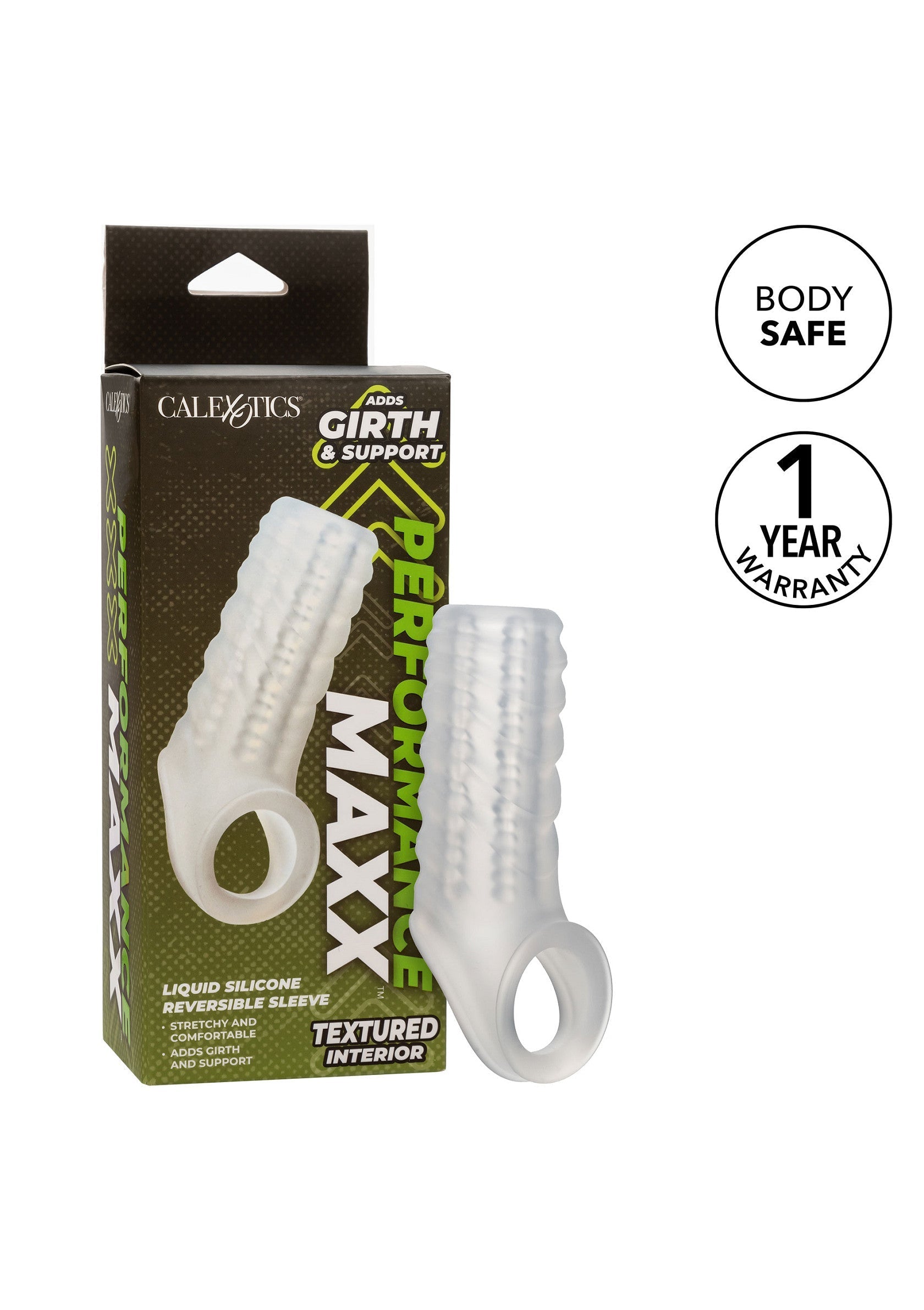 Performance masculine CalExotics Silicone Reversible Sleeve