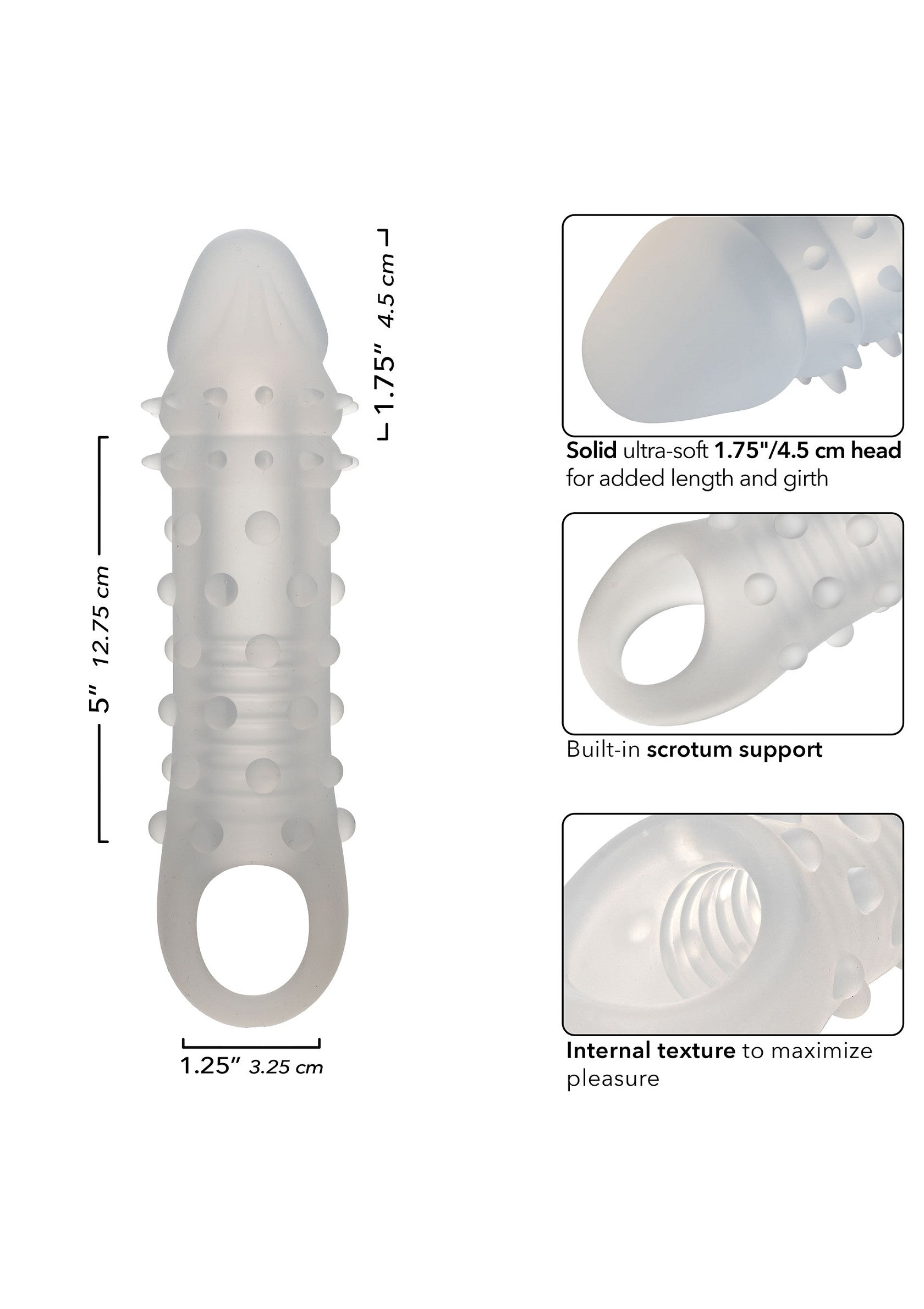Performance masculine CalExotics Liquid Silicone Adonis