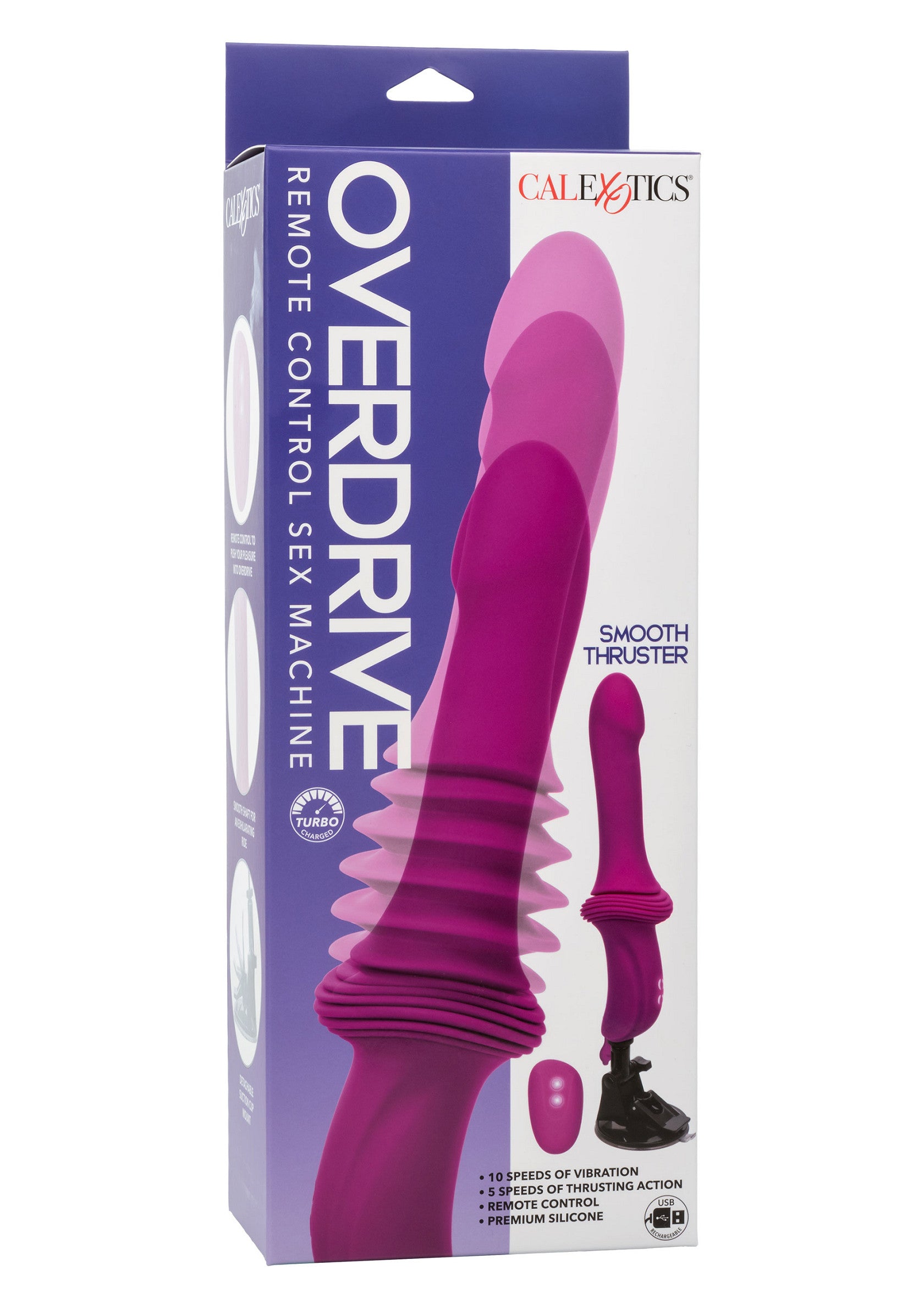 Vibromasseur CalExotics Sex Machine Smooth Thruster