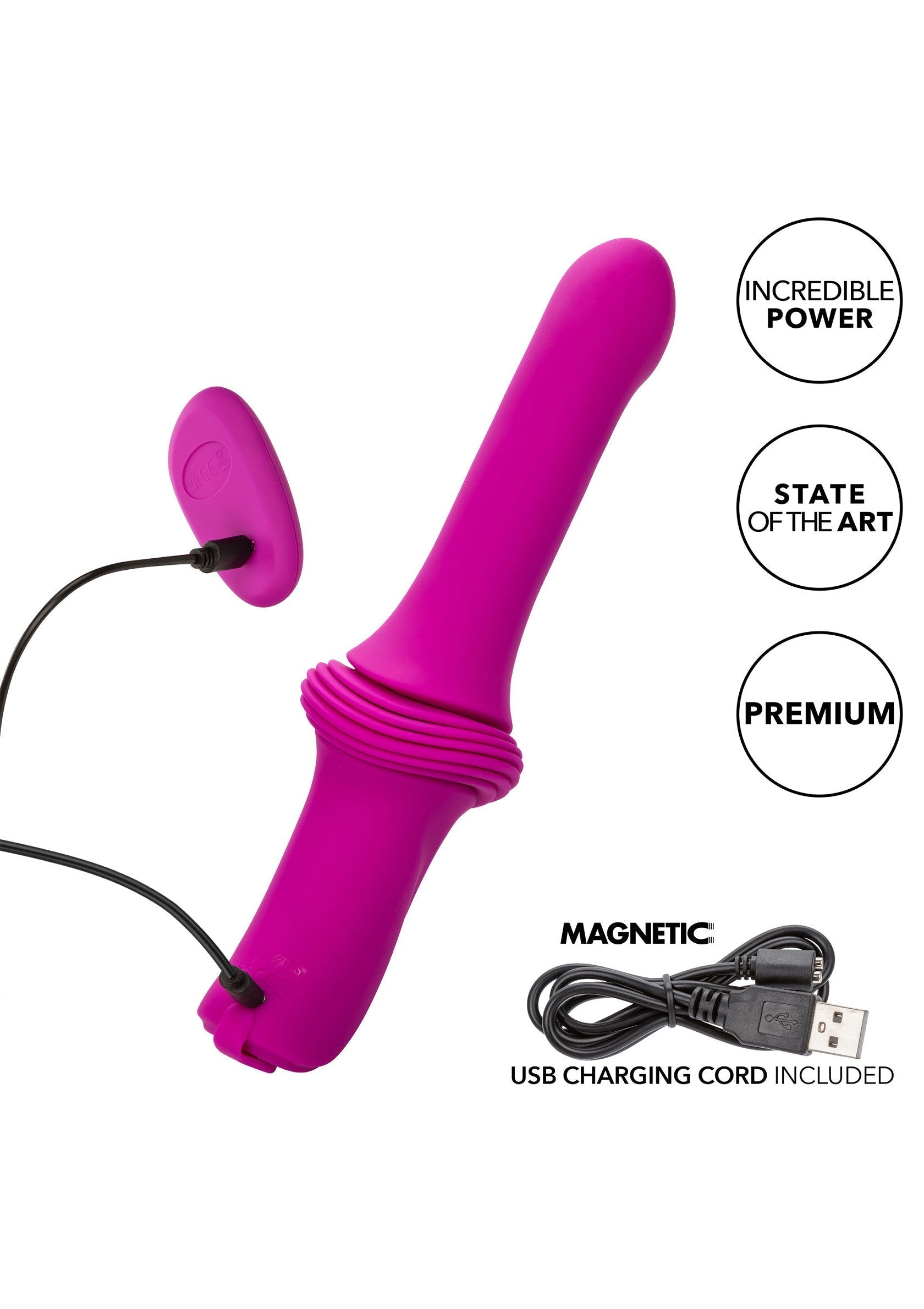 Vibromasseur CalExotics Sex Machine Smooth Thruster