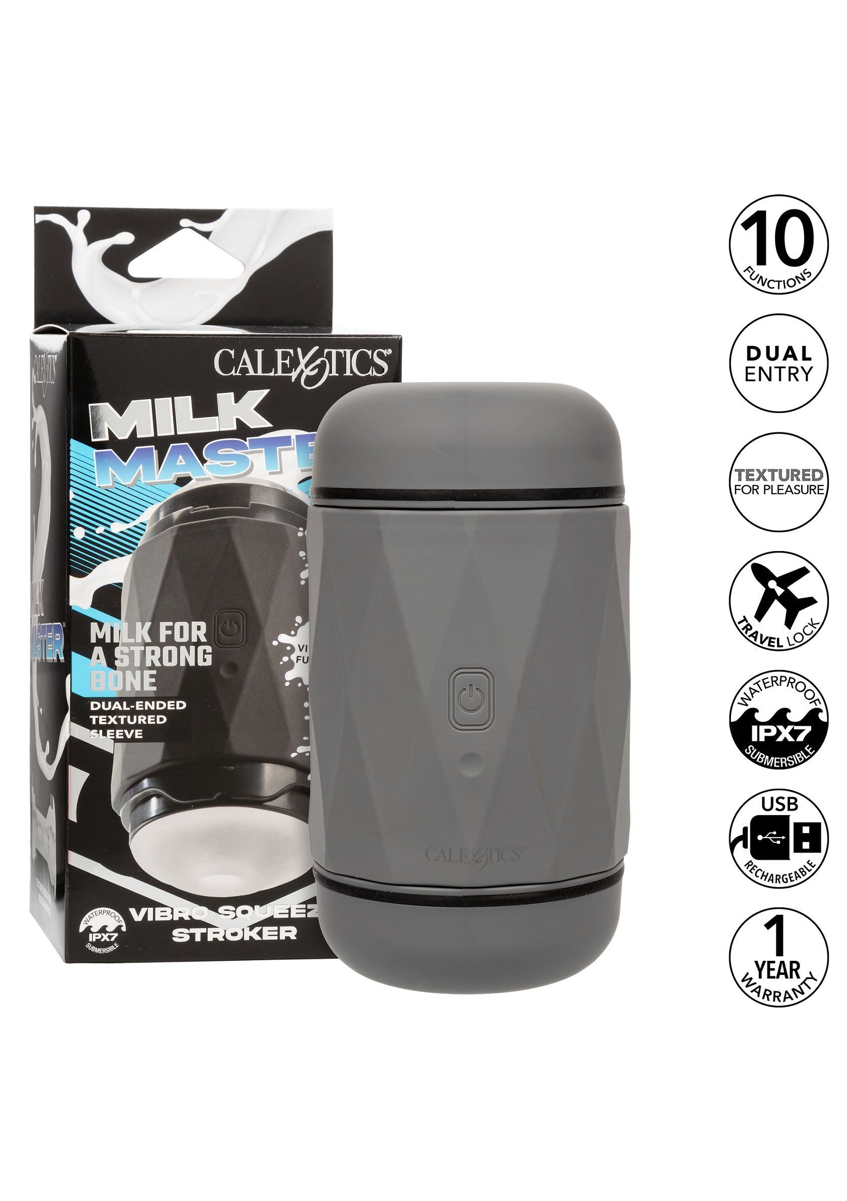 Masturbateur CalExotics Vibro Squeeze Stroker