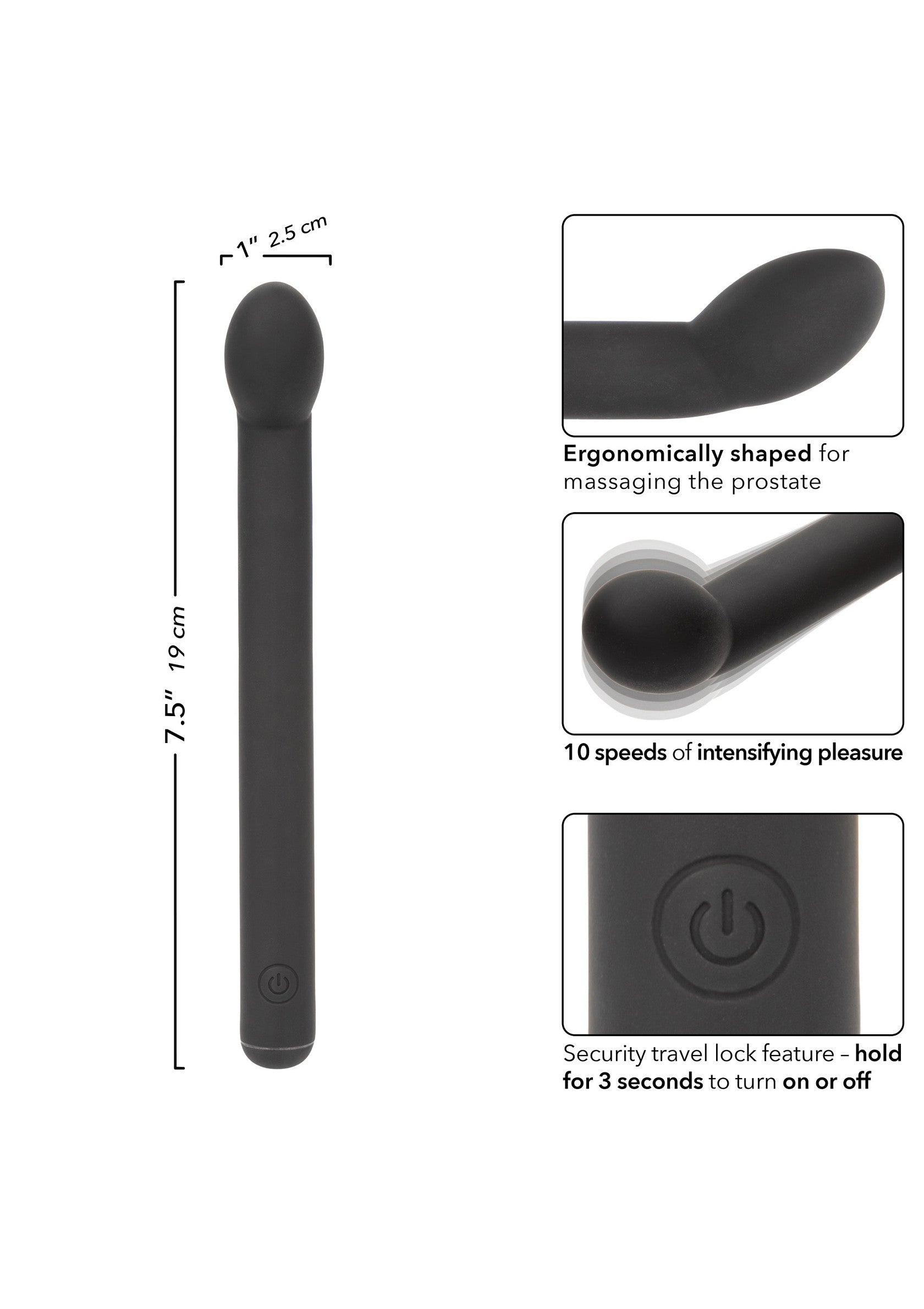 Jouet anal CalExotics Rechargeable Prostate Massager