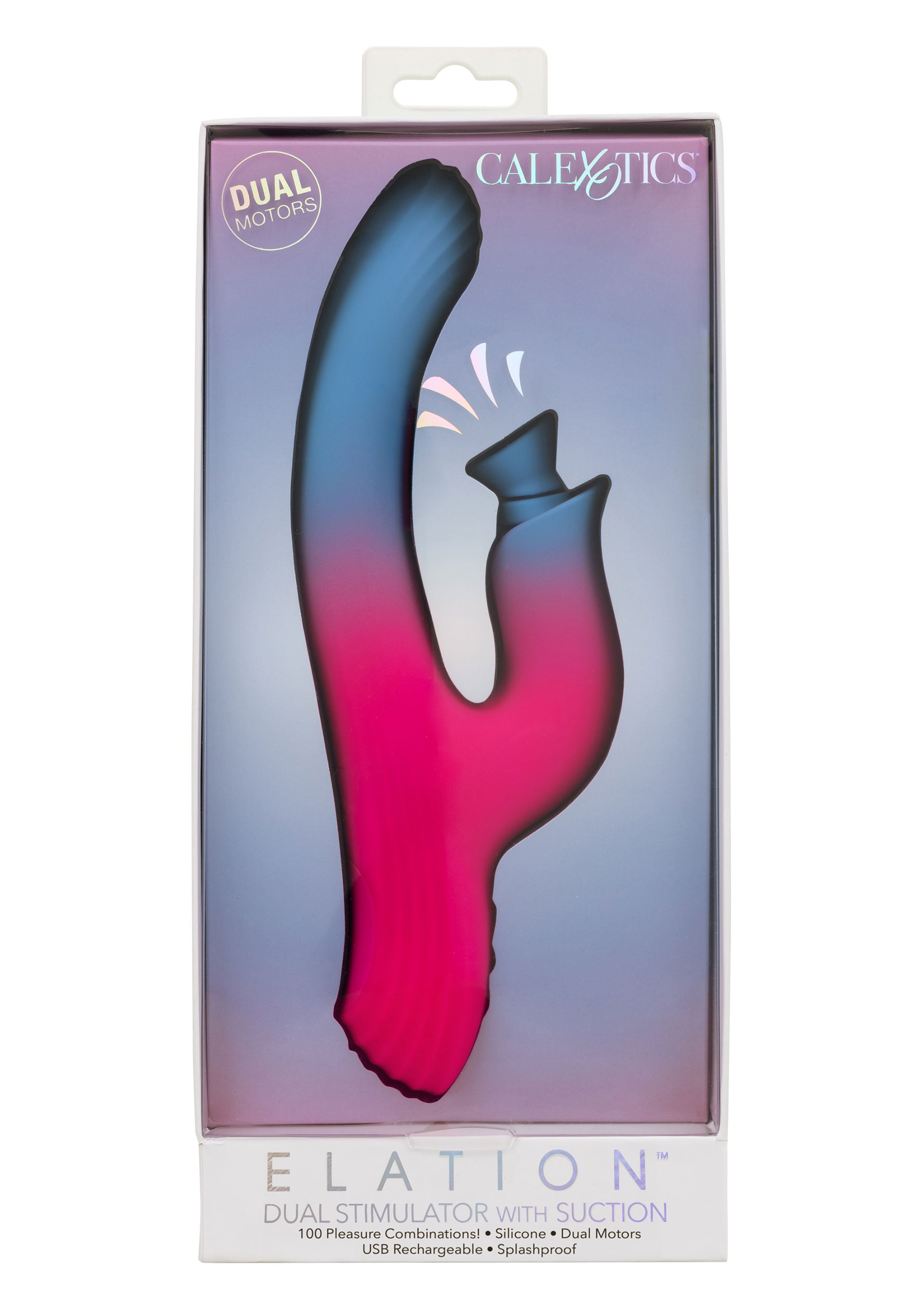 Vibromasseur CalExotics Dual Stimulator Suction Vibrator