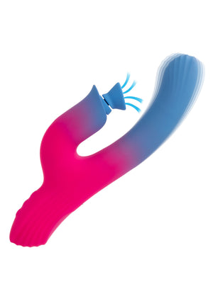 Vibromasseur CalExotics Dual Stimulator Suction Vibrator