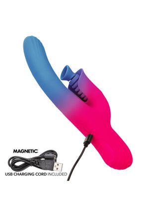 Vibromasseur CalExotics Dual Stimulator Suction Vibrator