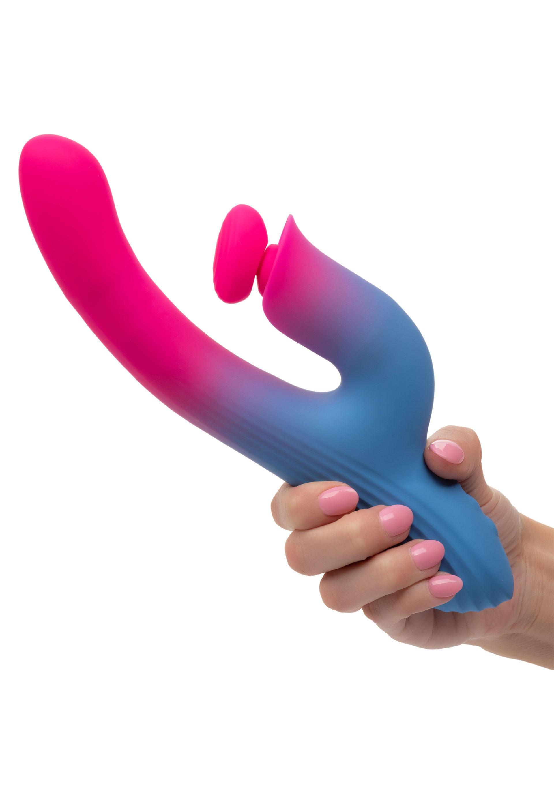 Vibromasseur CalExotics Dual Stimulator Thrusting Vibrator