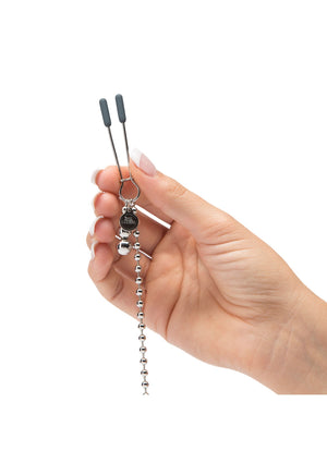 Accessoire BDSM Fifty Shades of Grey Chained Nipple Clamps