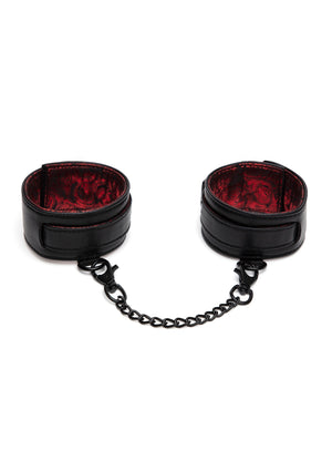 Accessoire BDSM Fifty Shades of Grey Reverse PU Leather Ankle Cuffs