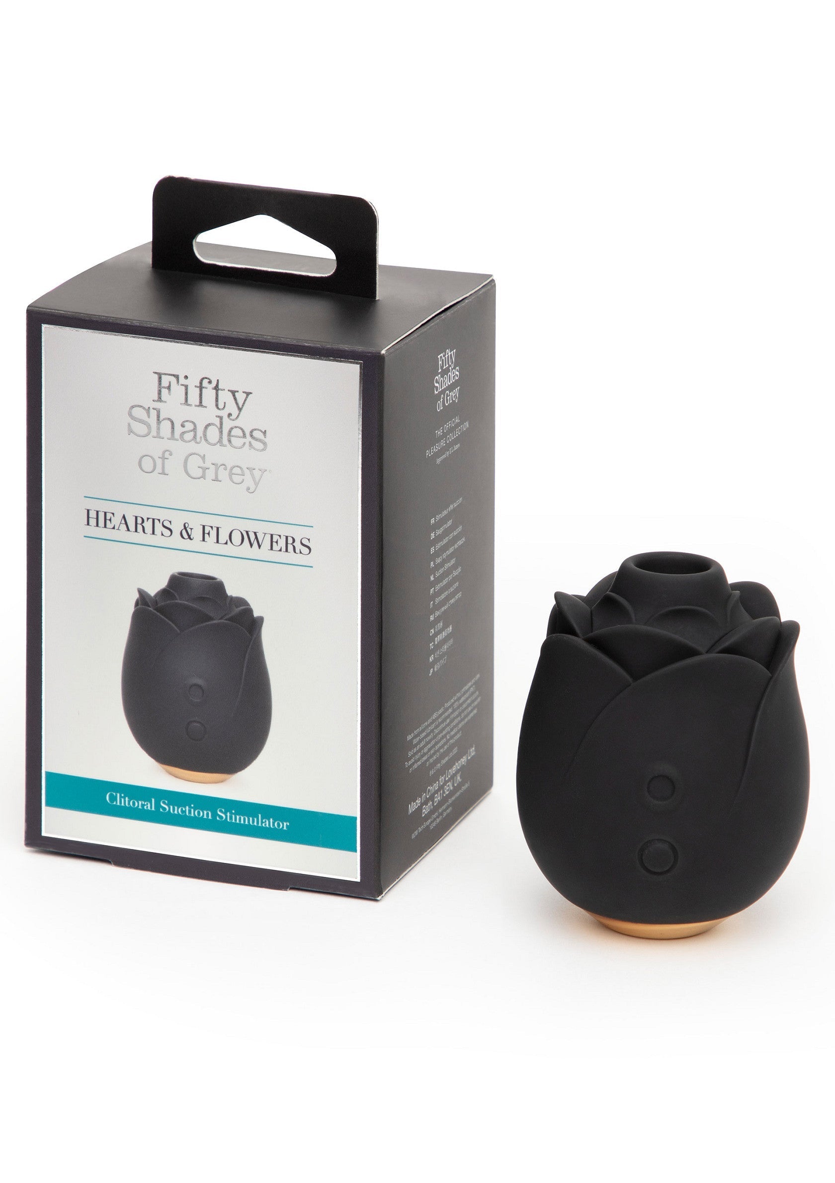 Stimulateur Fifty Shades of Grey Black Rose Suction Stimulator
