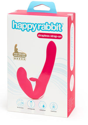 Gode-ceinture Happy Rabbit Vibrating Strapless Strap On