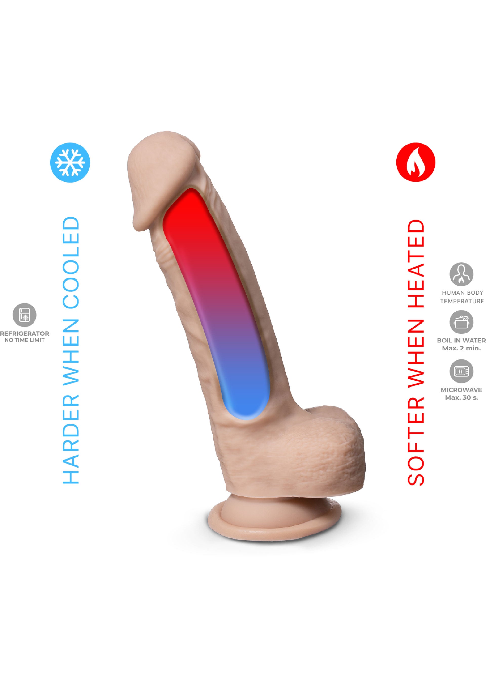 Dildo Silex-D Real Skin Dildo Model 1 - 7 inch