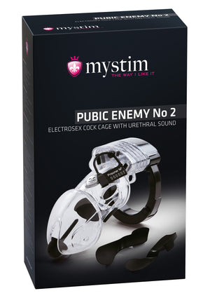 Accessoire BDSM MyStim Pubic Enemy No. 2 Cock Cage