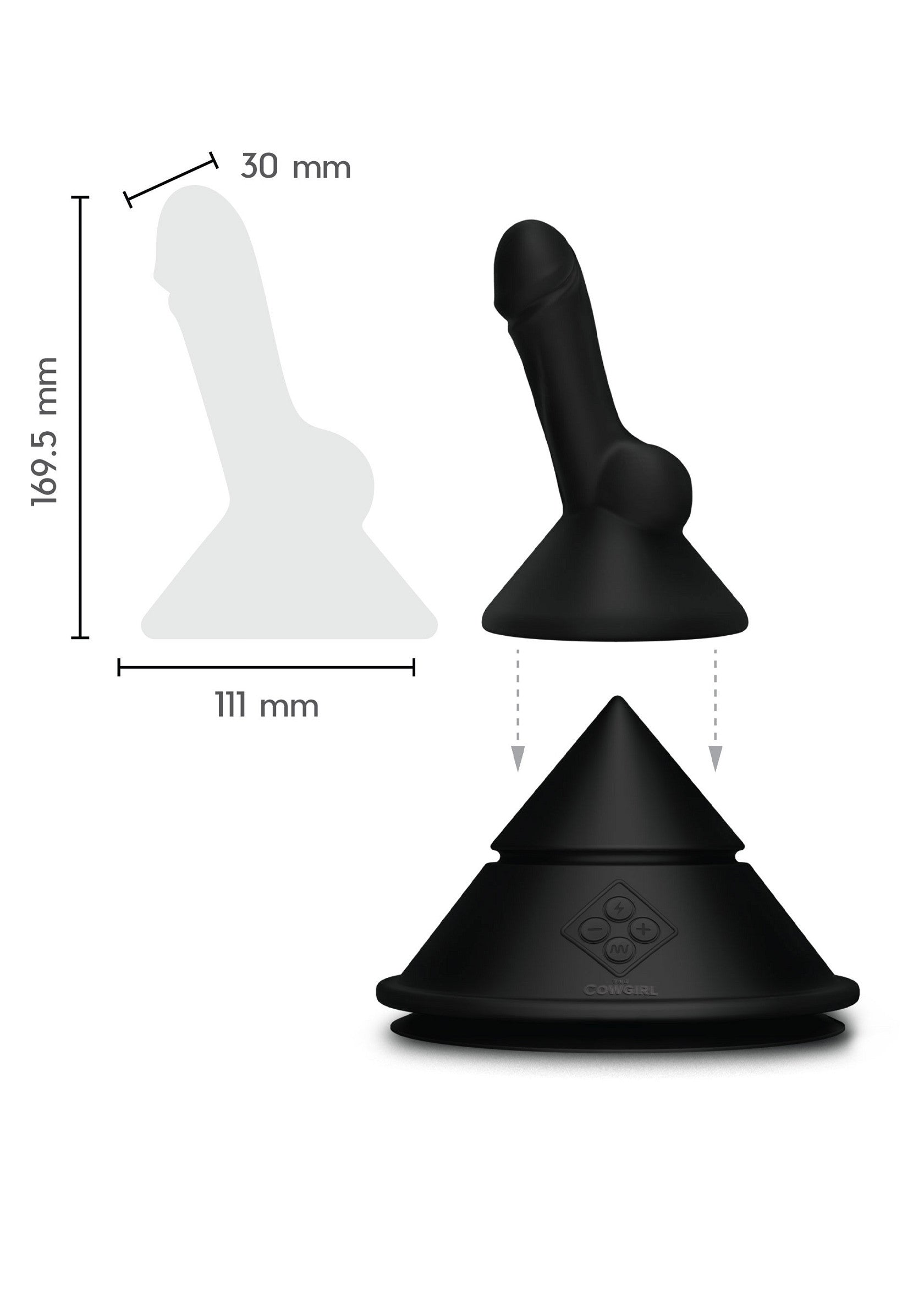 Accessoire The Cowgirl Cowgirl Cone Sex Machine