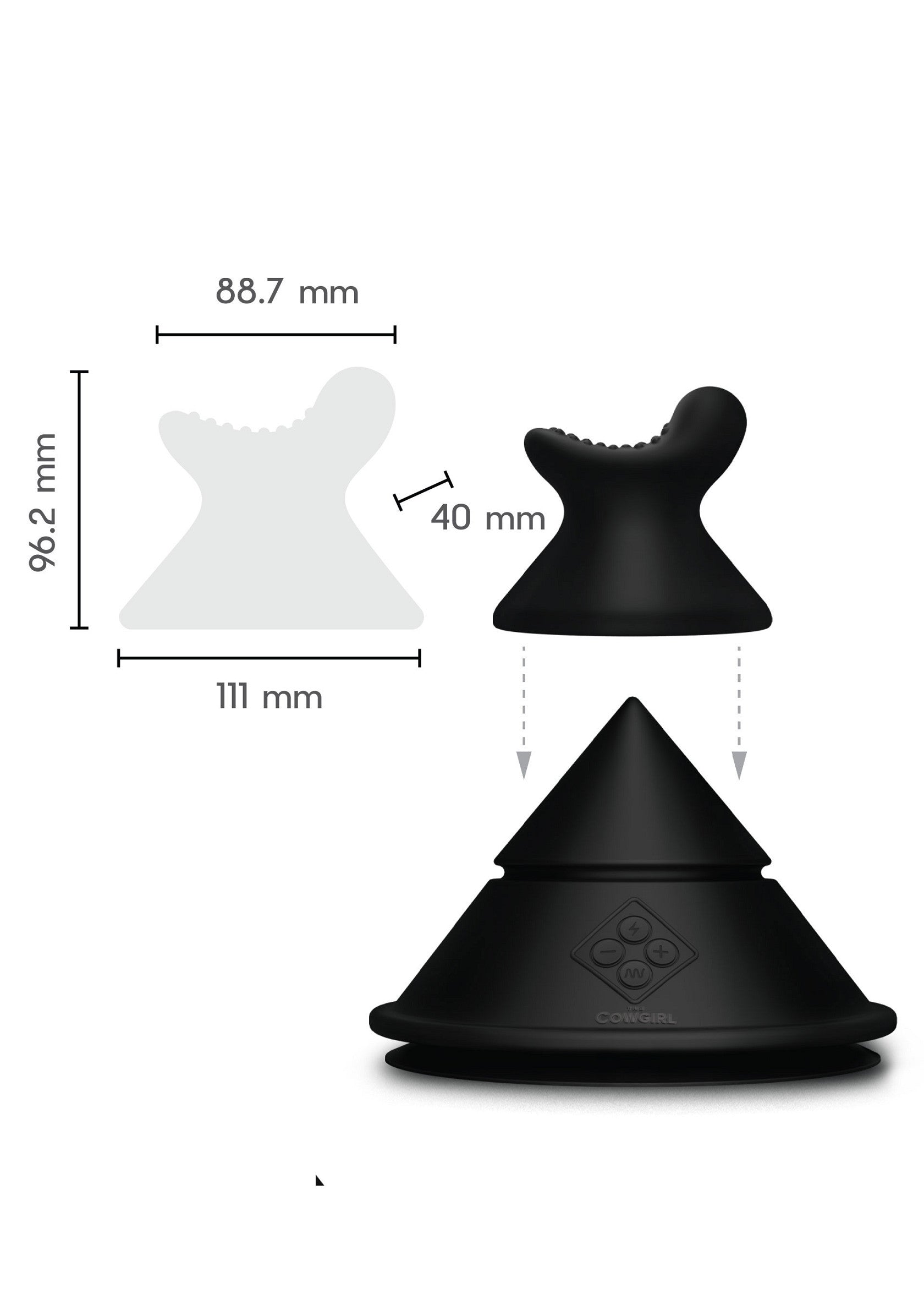 Accessoire The Cowgirl Cowgirl Cone Sex Machine