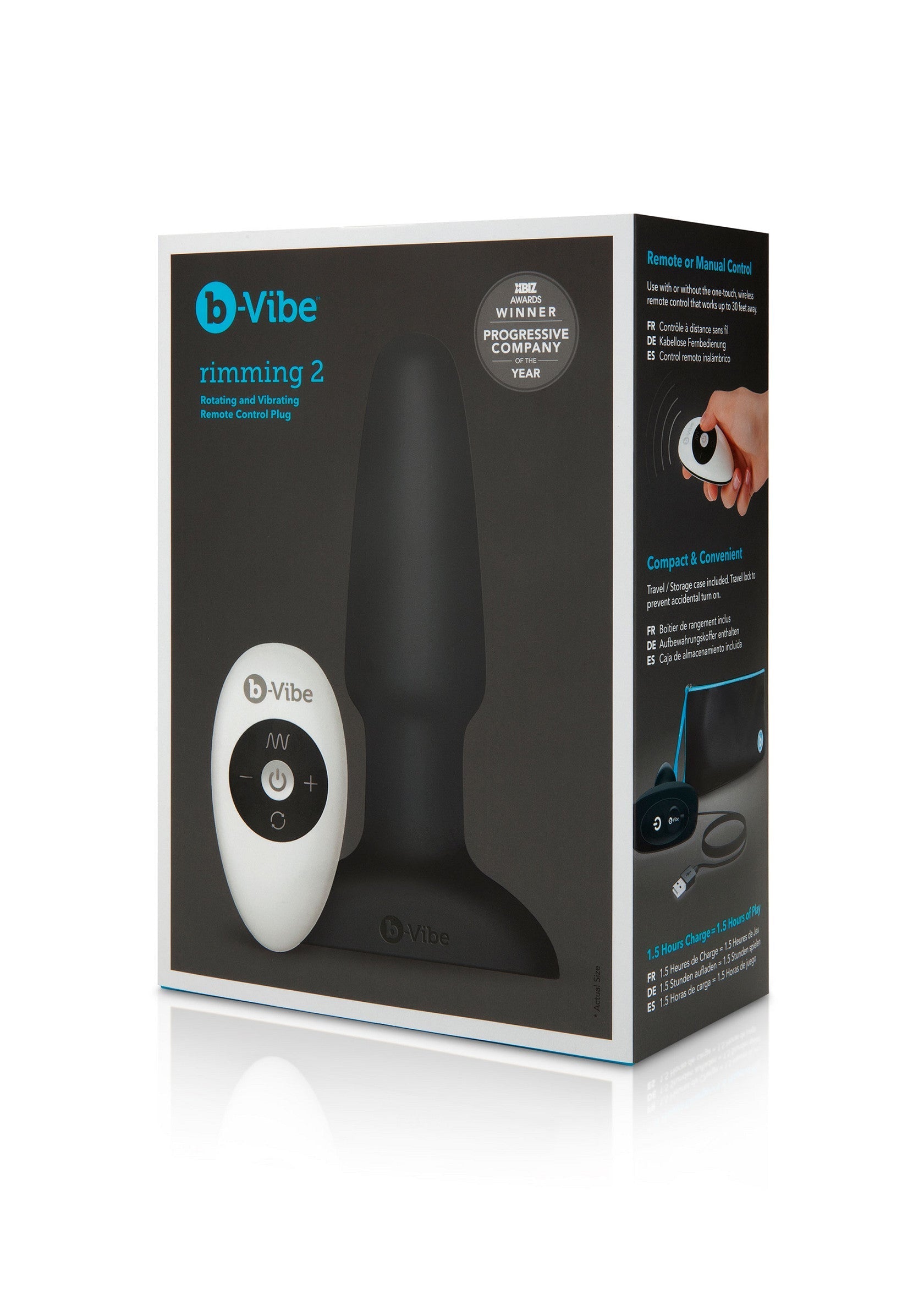 B-Vibe Rimming Analplug 2