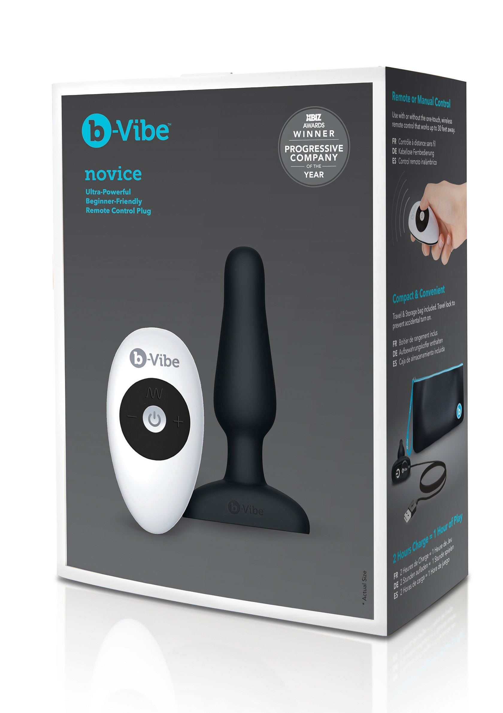 Plug anal B-Vibe Novice Plug