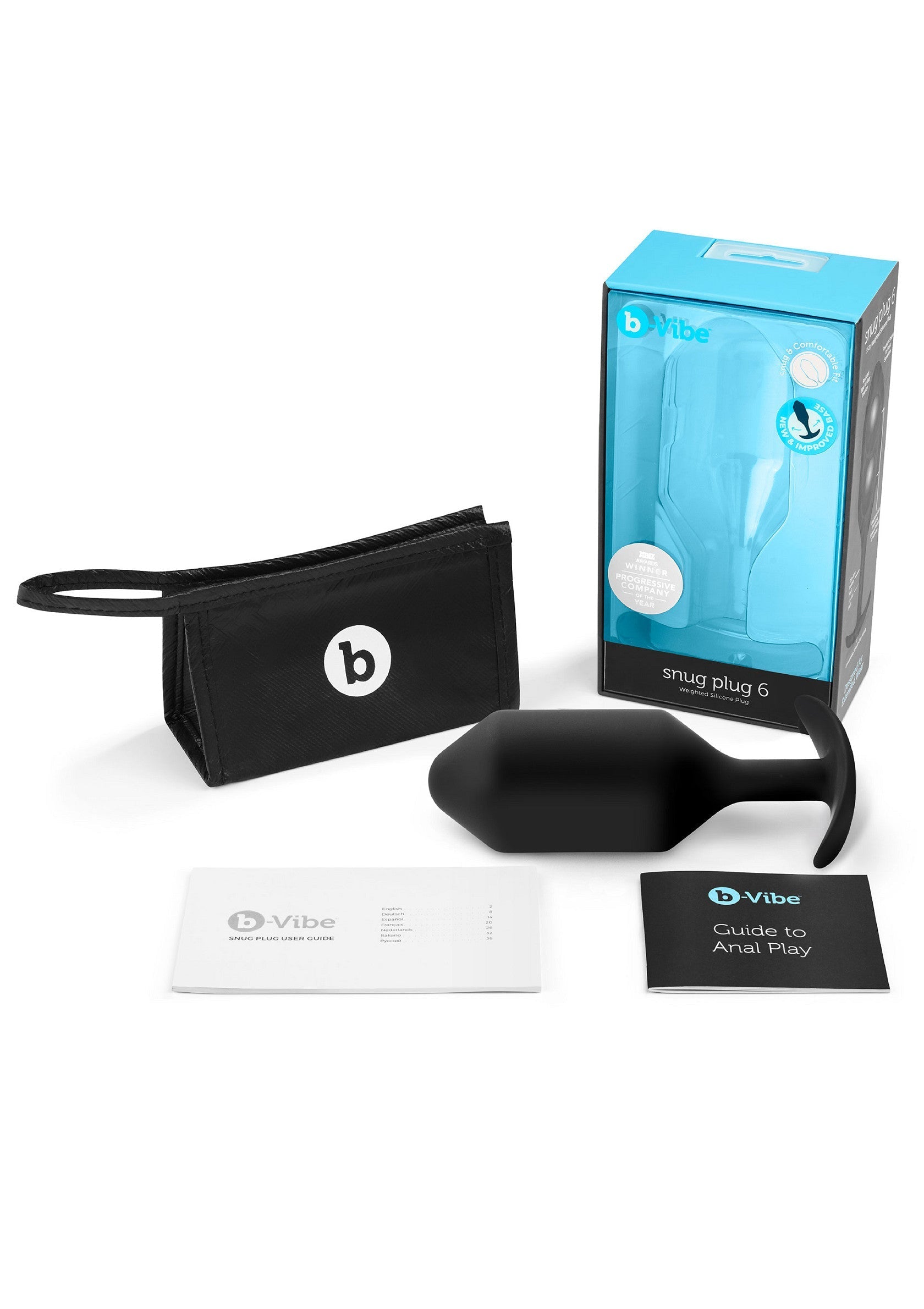 Plug anal B-Vibe Snug Plug 6