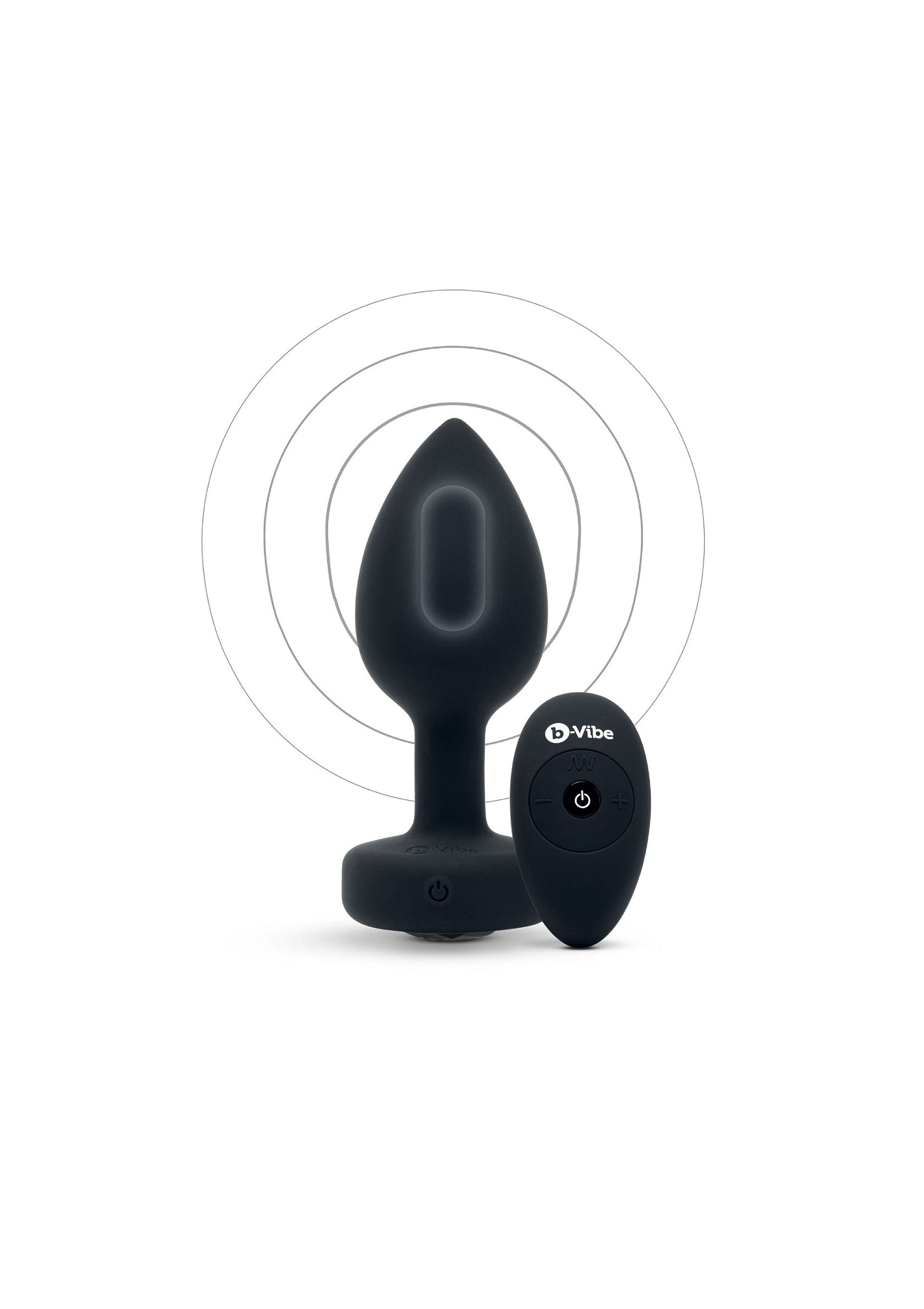 Vibrerende analplug B-Vibe Vibrating Jewel Plug M/L