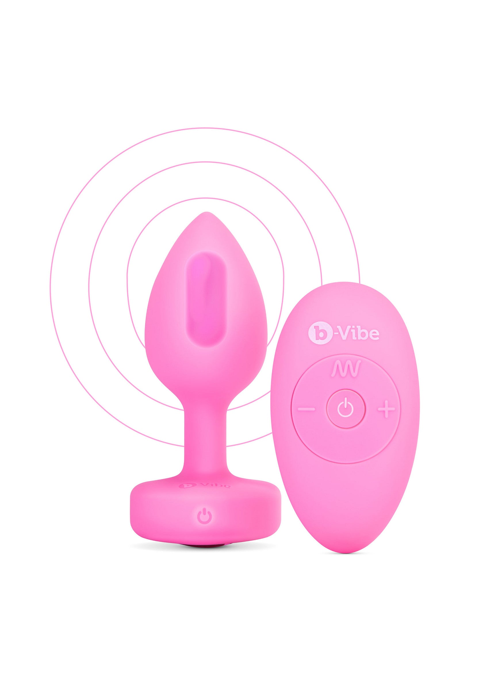 Analplug B-Vibe Vibrerende Hjerte S/M