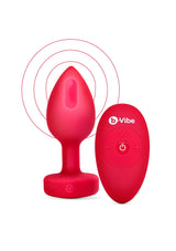 B-Vibe Vibrations-Analplug Herz M