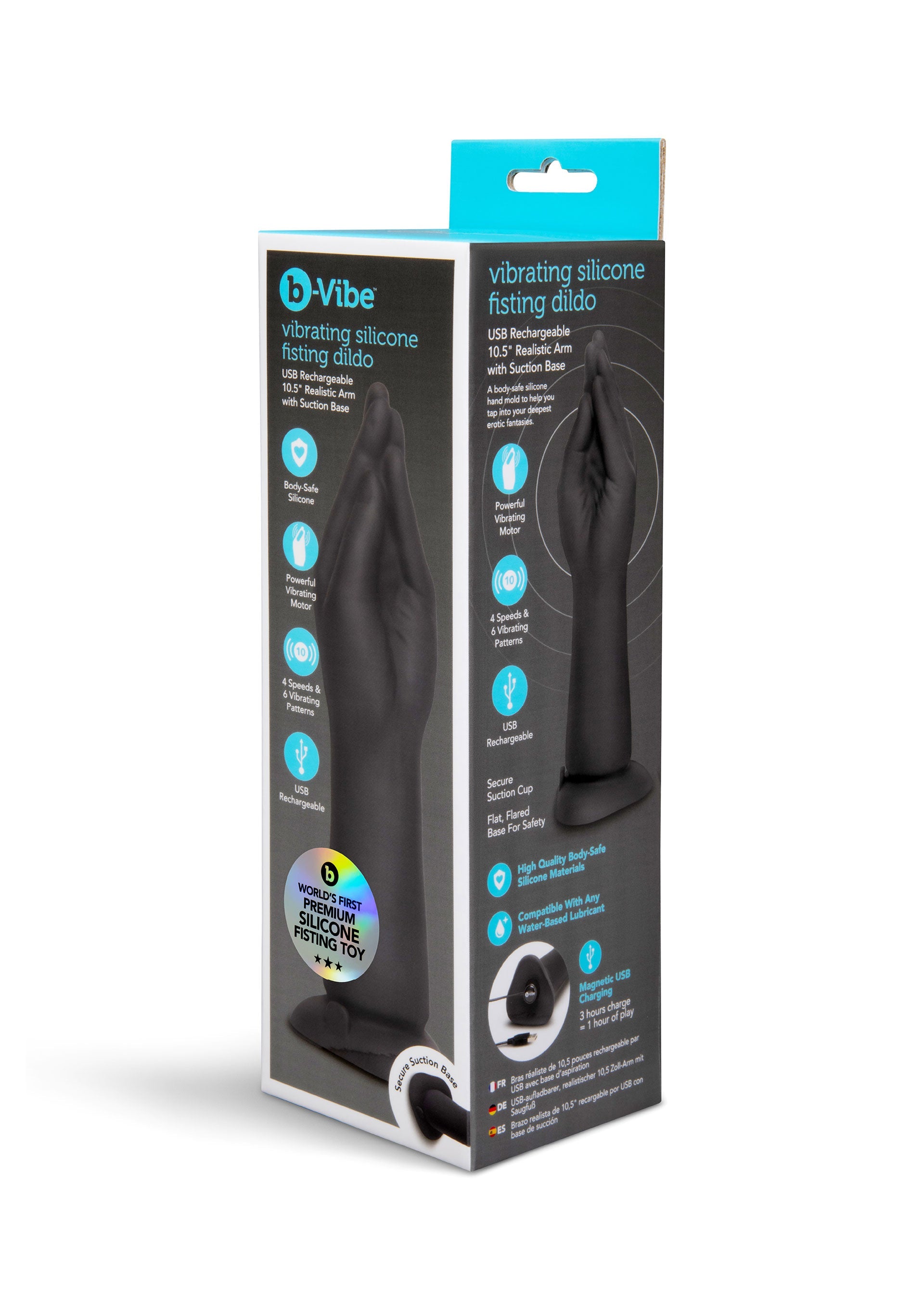 B-Vibe Fisting 10.5-inch Vibrating Silicone D