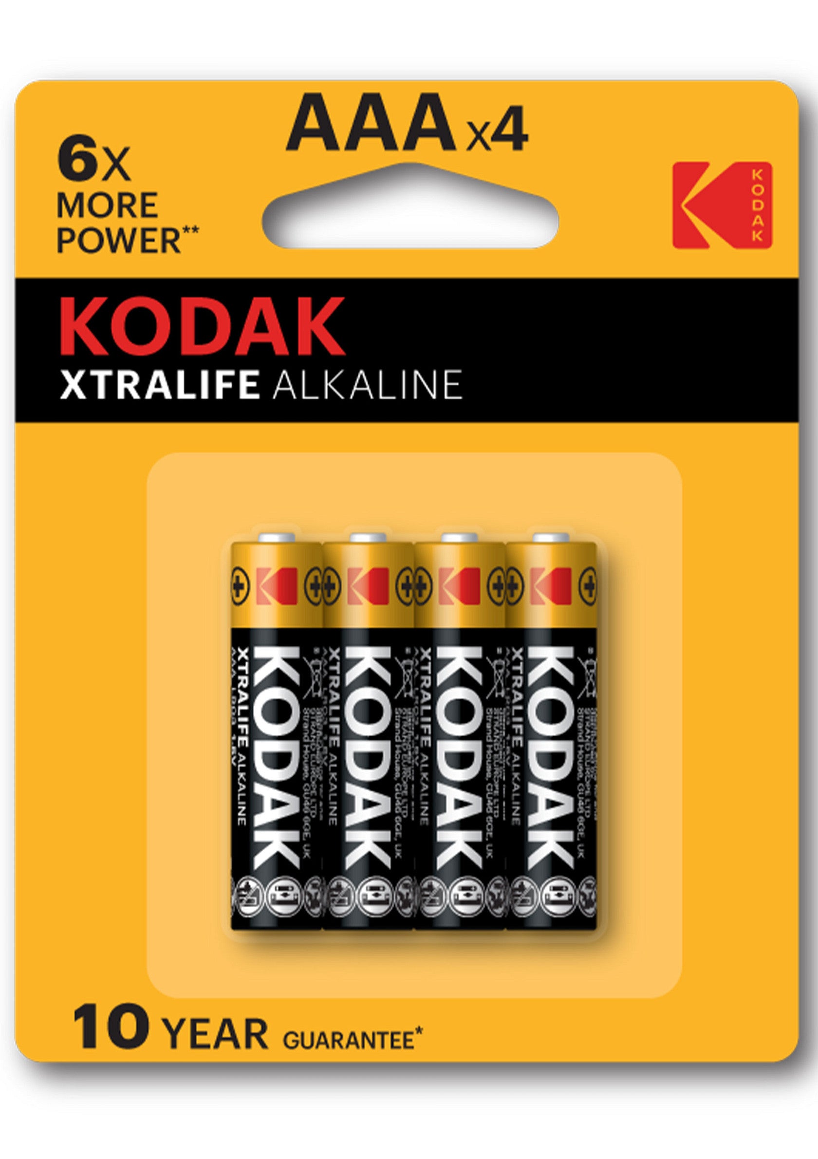 Accessoire Kodak XTRALIFE Alk AAA 10x4