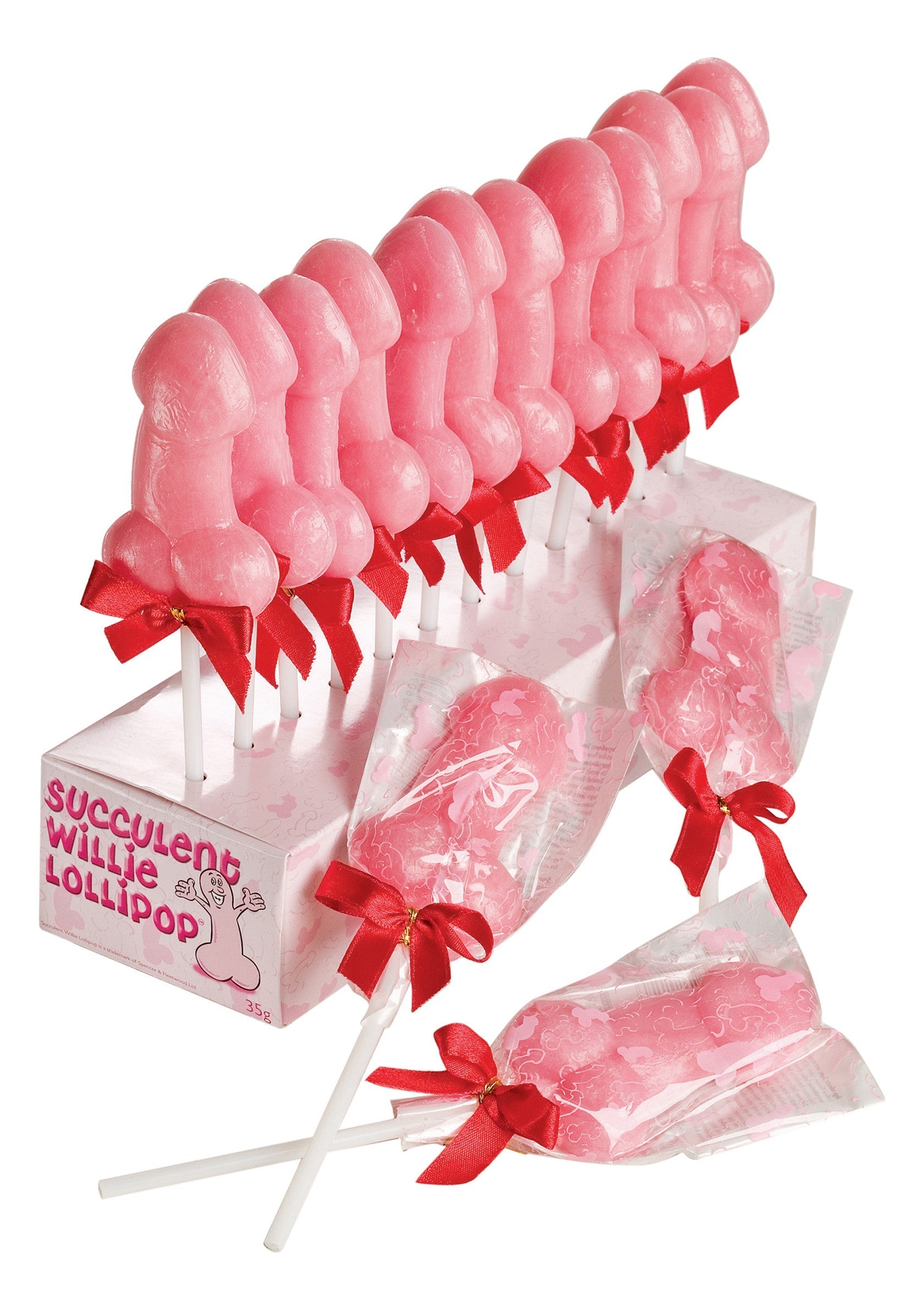 Jeu coquin Spencer & Fleetwood Willie Lollipop Display 24 pcs